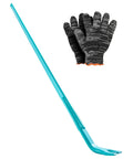 Monster Pry Bar With 52.5 Inch Carbon Steel Handle For Demolition And Concrete Teardown Heavy Duty Crowbar 2000lbs Prying Capacity with gloves