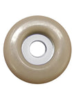Heavy Duty 7/8 Inch Round Furniture Sliders Featuring Zero Friction Glide Tech For Slick Carpet And Wood Floor Moves While Shielding Surfaces From Scuffs Tan 8 Pack - Close-up view of a tan slider with a round design and center hole.