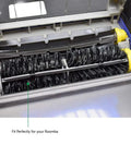 Replacement Bristle And Flexible Beater Brush Set For iRobot Roomba 600 And 700 Series installed in vacuum
