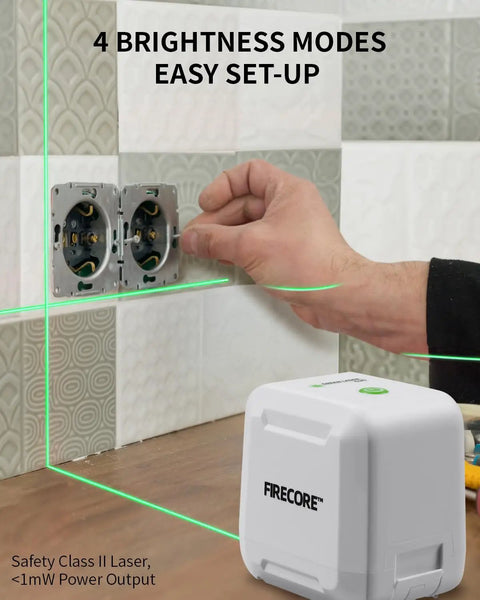 Self Leveling Laser Level With Tripod For Easy DIY Picture Hanging And Tile Installations Green Cross Line Laser For Home Renovation