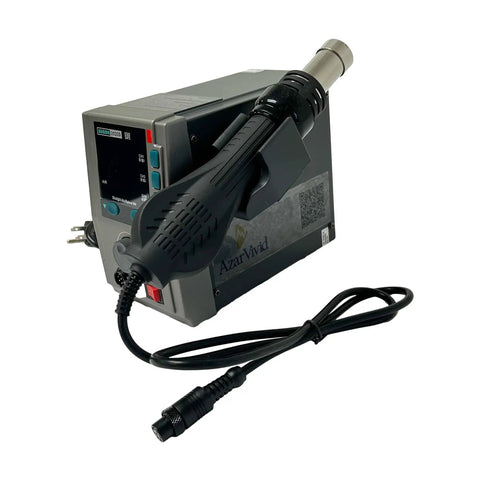 Pro Grade 700W Hot Air Rework Station With LCD Temperature Control And Adjustable 212 To 932 F Range 120 Level Airflow shown in profile