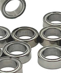 Close-up of 10 Piece RC Car Bearing Kit Go To Upgrade DIY Metal Ball Bearings Sealed Replacement Crawler Accessories