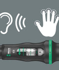 Built For Pros Pro Grade Click Torque C3 One Half Inch Drive Torque Wrench with tactile and audible feedback display.