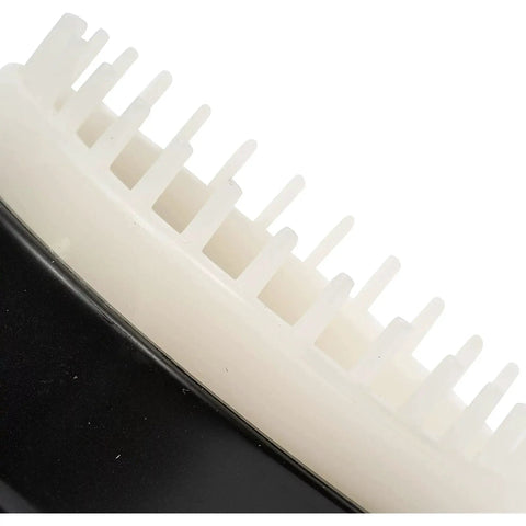 Close-up of soft bristles on Dog Grooming Tool With Soft Bristles For Gentle Fur Care And Vacuuming, 1.25 Inch Diameter, Snaps Right On Wet Dry Vacuum Hoses And Wand Extensions, 1 Pack