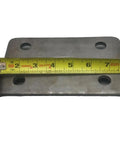 Beefy U-Bolt Kit For Trailer Axles Five Eighths Inch By Four Inch By Eight And A Half Inch With Tie Plates And Nuts, Easy Install For Securing Axles To Two Inch Wide Leaf Springs, steel tie plate with tape measure