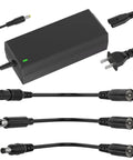 42V 2A Scooter Charger 4 In 1 Removable Connector For 36V Pocket Mod And Sports Mod Lithium Battery Compatible With Gotrax Ninebot Hiboy Electric Scooters Charger