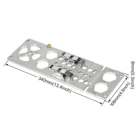 13.4 Inch Track Saw Guide Rail Square For Precision 90 Degree Cuts With A Solid Aluminum CNC Machined Body Heavy Duty