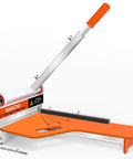 Laminate And Vinyl Floor Cutter 13 Inch With Wheel, One Step Angle And Length Cut for laminate, engineered wood