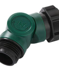 180 Degree Swivel Hose Connector For Faucet, Green, Anti Kink Garden Hose Adapter With Full Motion, Durable Faucet Attachment, Prevents Tugging And Tangling, Easy Install For All Seasonal Use, green plastic 180° hose connector
