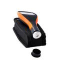 Killer Precision Industrial Surface Roughness Tester With Anchor Pattern Gauge on a compact holder for easy transport.