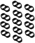 12 Pack 1/2 Inch Drip Tubing End Closure Caps For Drip Irrigation, 21.5mm Universal Hose End Plug Fittings, No Fuss Garden End Caps
