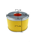 Air Filter For Honda GX340 GX390 Engines 11HP 13HP 17210 ZE3 505 Foam Cylinder Design with Measurements
