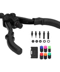 Get The Ultimate Hand Rivet Nut Tool For Serious Metal Repair And Auto Jobs! This Alloy Steel Manual Riveting Gun Comes Loaded With Five M10 Mandrels And Nuts To Secure Your Fasteners Like A Pro Without Breaking The Bank Or Your Fingers. black hand rivet nut tool kit with M10 mandrels and nuts