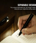 Person using 4 In 1 Pen Light And Writing Tool, 120 Lumen USB C Rechargeable EDC Pen With Green Beam For Presentations in low light
