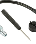 Wolverine Inferno Gen 2 Premium Edition HPA Airsoft Unit components and tools, including cable and fittings.