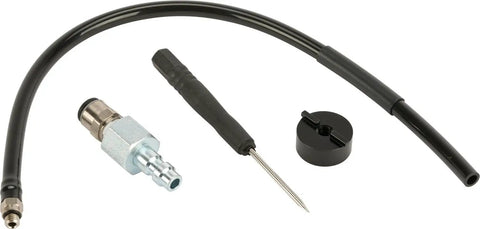 Wolverine Inferno Gen 2 Premium Edition HPA Airsoft Unit components and tools, including cable and fittings.