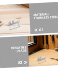 Grab This Ultimate 2pc Broken Valve Thread Extractor Kit For Tackling Stubborn Damaged Screws And Pipes Like A Total Boss With Easy Remove Power, stainless steel