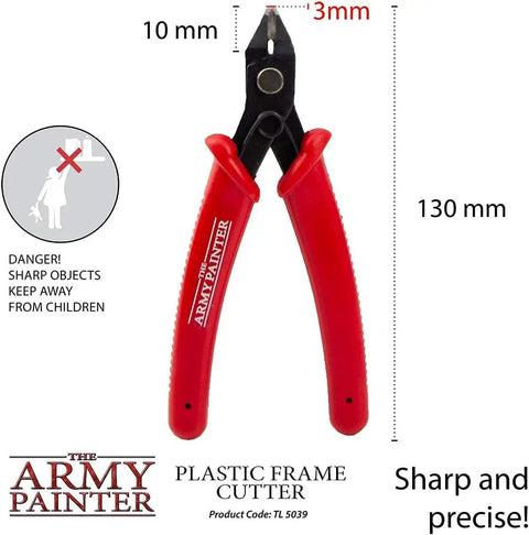 Plastic Frame Cutter For Miniatures Stainless Steel Flush Cutter With Safety Grip Handle Side Snips For Miniature Fantasy Tabletop Wargaming Hobby Tools For Hobbyists