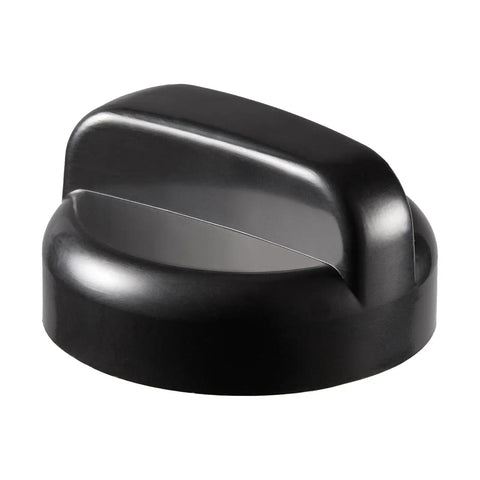 Propane Heater Knob Replacement Parts Set, four heavy-duty plastic control knob for outdoor heaters, shown in close-up.