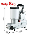 Powerful Airless Paint Sprayer With Long Hose For Fast Smooth Latex Coats Indoor Outdoor Use, 8kg, 14.2in tall, white and black design.
