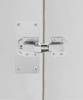 hydraulic soft-close cabinet hinges set with thickened base for stable fixation on cupboard