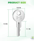Top Shelf 25 Pack Of Ezgo Golf Cart Keys Delivering Straight Up Factory Ignition Cuts. Key dimensions: 0.8 x 1.1 x 1.9 inches.