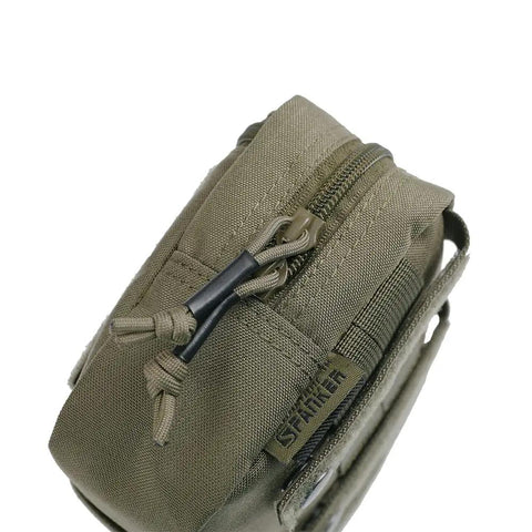 Badass Tactical Molle Admin Pouch For Tactical Vest Chest Or Waist Pack Utility Tool Bag In Ranger Green With Hella Durable Nylon And Secure Ykk Zippers For Top Tier Edc Gear