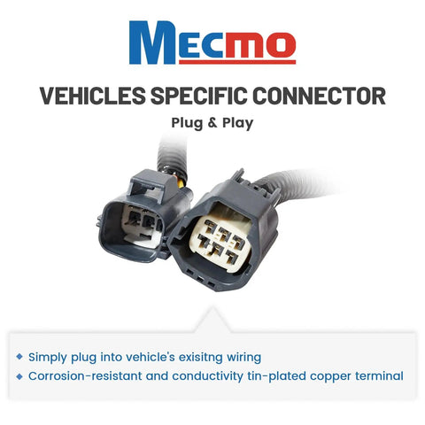 4 Pin Trailer Wiring Harness For Jeep Wrangler JK JKU 2007 2018 Plug And Play T Connector showing plug and terminals.