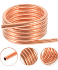 Coiled copper tube of RC Boat Water Cooling Ring Kit For Brushed Motors showing detail and dimensions for effective performance.