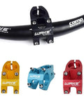Beefy 31.8mm Mountain Bike Stem Riser 45mm shown in black with various color options, aluminum 6061 design, for 1-1/8 steerer