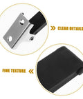 Flexible Spring Latch Car Hood Catch Heavy Duty Elastic Draw Latch stainless steel rubber close-up detail