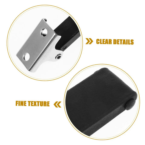 Flexible Spring Latch Car Hood Catch Heavy Duty Elastic Draw Latch stainless steel rubber close-up detail