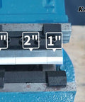5 Inch Vise Mount Brake Bender Attachment For Metalworking That Bends Up To 14 Gauge Mild Steel And 2mm Aluminum, side view