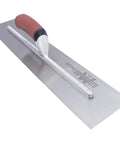 High Carbon Steel Finishing Trowel 4 By 20 Inch Pro Grade Workhorse For Concrete Masonry Drywall With DuraSoft Handle And Lightweight Xtralite Mounting Made In The USA