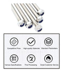 Never Waste Cash On Weak Hardware Pull These Straight Up Heavy Duty M10x250 Full Threaded Rod Studs Forged From 304 Stainless Steel With Reliable Right Hand Threads For Anchor Bolts And UBolts 2 Pack, close-up of stainless steel rods with nuts.