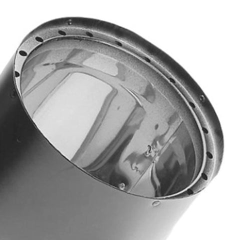 Heavy Duty Double Wall 6 Inch 45 Degree Elbow Vent Connector For Wood Burning Stove Galvanized Steel And Stainless Steel DVL Style