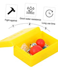 Single Pendulum Ball Experiment Tool For Physics Education in yellow box, showing contents for mechanics kit setup.