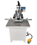 Front view of 3-In-1 Vertical And Horizontal Drilling Machine For Cabinet Hinges And Connector Holes, Heavy-Duty Dual 1.5KW Motors