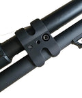 Close-up of Rock Solid Extension Tube Clamp Stabilizer For Rifle Magazines And Extension Tubes CNC Aluminum With Anodized Finish
