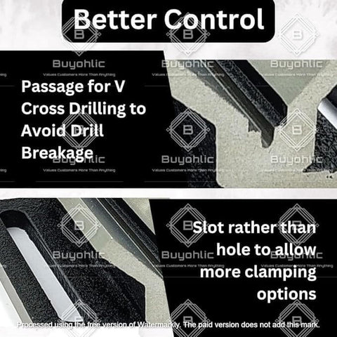 V Block Jig Fixture For Center Drilling Round Workpieces Up To Two Inches Solid Iron Construction precision machined surfaces