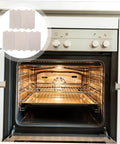 Image showing a microwave oven with Two Sets Of Seven Microwave Mica Plates For Heat Insulation Replacement Easy To Cut Compatible With Most Microwave Ovens Durable Insulation Sheets To Boost Cooking Efficiency inset.