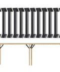 Hella Sturdy Heavy Duty 45 Degree Corner Brace Bracket 12 Pack Galvanized Steel angle supports for wood post beam.