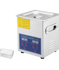 Heated Stainless Steel Ultrasonic Cleaner With Digital Timer And Adjustable Temperature For Pro Deep Cleaning At Home Or Shop.