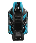 Top view of DIY Electric Bike Scooter Conversion Kit With 30A Three Mode Controller UKC3 LCD Display, blue and black housing.