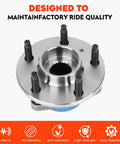 Front Wheel Hub Bearing Assembly 5-Lug ABS 33-Spline Flange 5.7 in (145 mm) M12x1.5 for Buick Century, top view