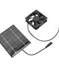 Compact Solar Powered Exhaust Fan Kit For Greenhouses Chicken Coops Sheds And Windows with solar panel and fan