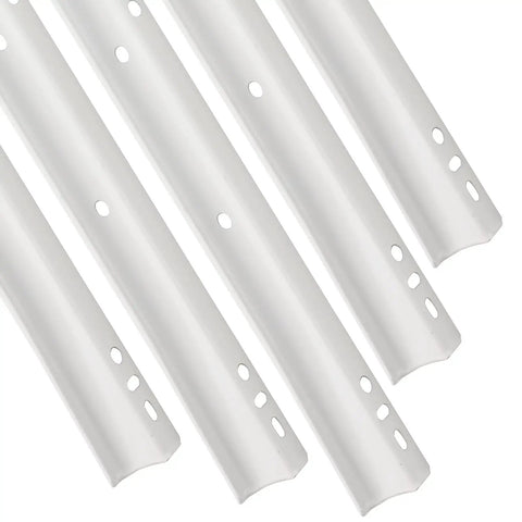 Heavy Duty 16 Inch Bottom Mount Drawer Slides Set 6 Pairs With Mounting Screws White Finish Rust Resistant Cold Rolled Steel Rails Easy Install Replacement Drawer Track Hardware for Bottom Or Side Mount Drawers, white steel rails