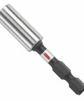 Impact Tough Magnetic Bit Holder For 2 Inch Bits, 1 Piece Design For Impact Drivers, Xtended Torsion Zone Absorbs High Torque