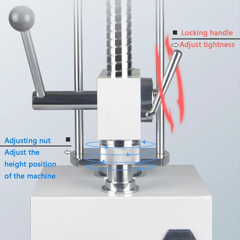 Beast Of A Digital Spring Tester And Tension Gauge For Spring Load, Pull And Compression With LCD Display, Real-Time, Peak, And Auto-Peak Modes, 500N Capacity, Reads In N, Kg, And Lb, Easy-Read Mechanical Testing Tool. Metal height and locking adjustment handles