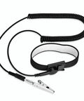 ESD Safe Anti Static Wrist Strap With Adjustable Fit And Alligator Clip, Grounding Bracelet With Extra Long Cord Visible Layout